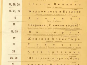 К Международному дню театра (по документам ГОПАНО)